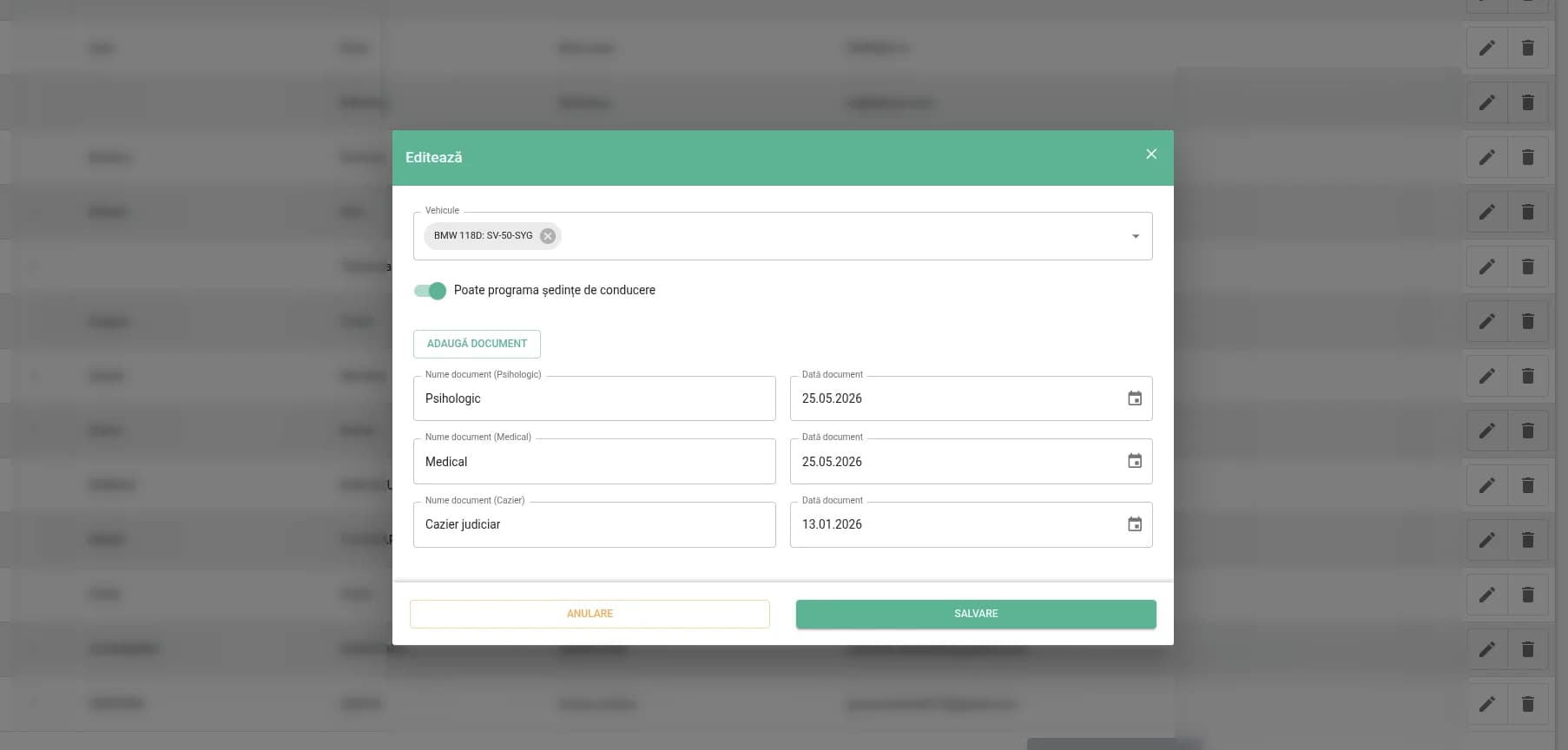 Sigur la Volan — Platformă CRM & operațională completă pentru o școală auto 4
