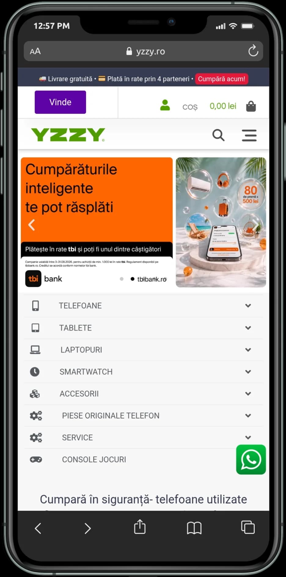 YZZY — Refurbished electronics marketplace built for trust and conversion