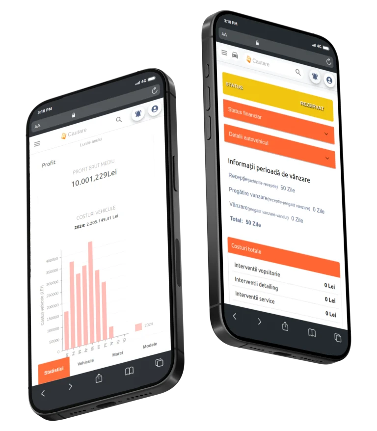 Autodel — ERP personalizat pentru dealeri auto