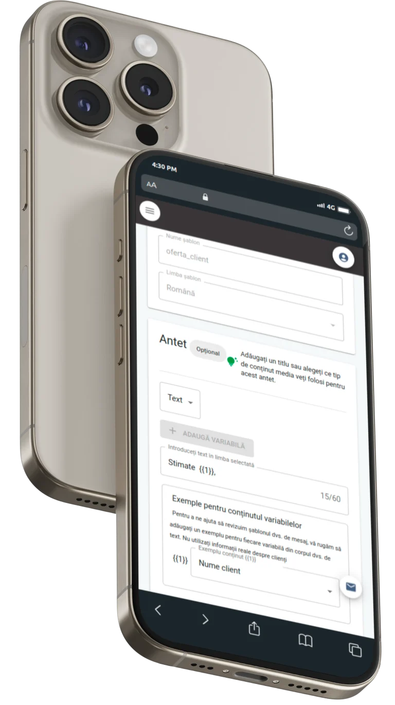 CRM solutions — Integrare WhatsApp Web API pentru CRM