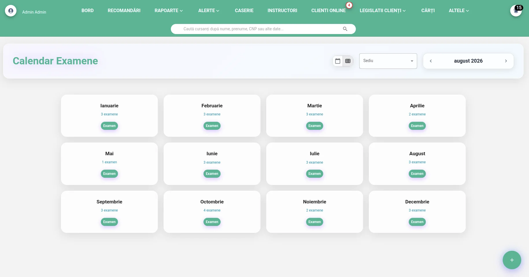 Sigur la Volan — End-to-end CRM & operations platform for a driving school 2