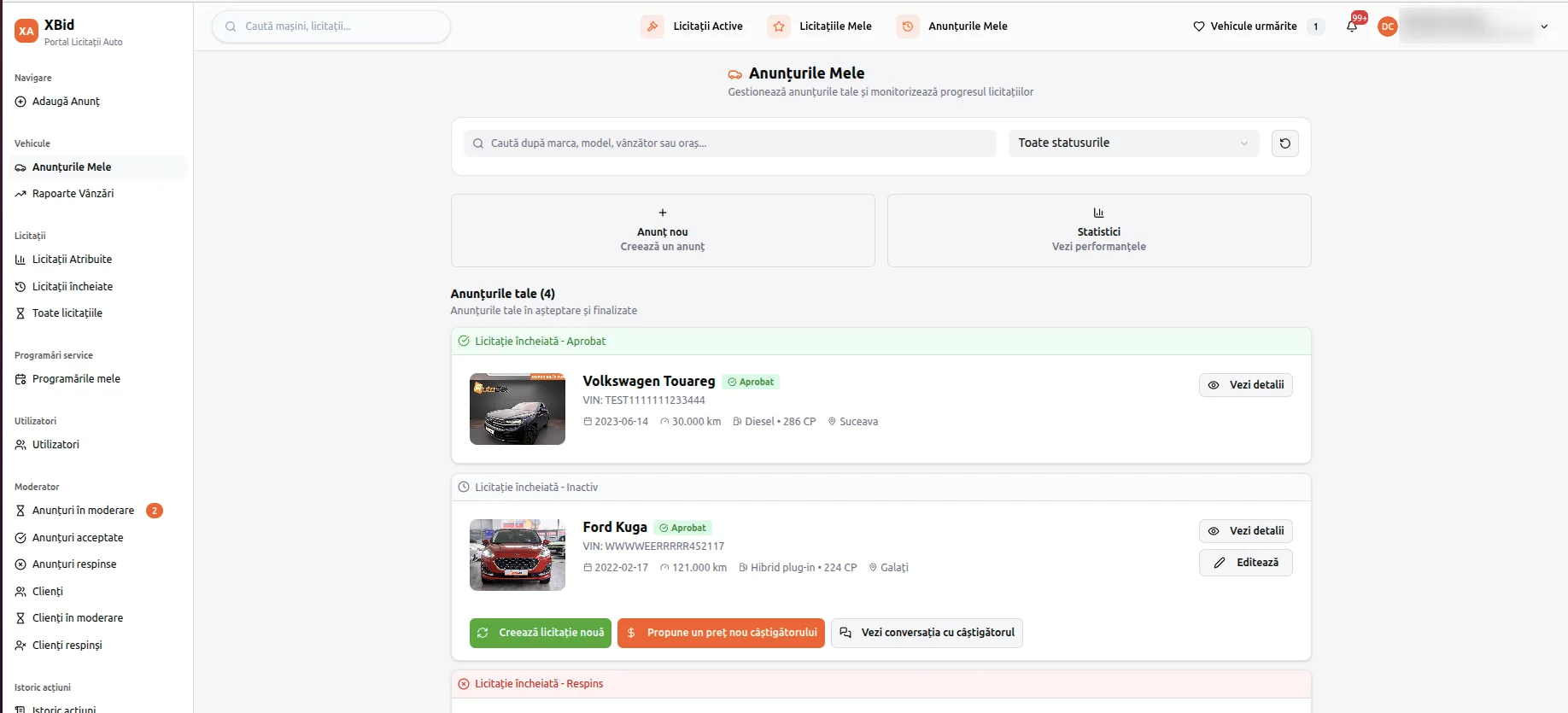 XBid — Vehicle auction and marketplace platform 4