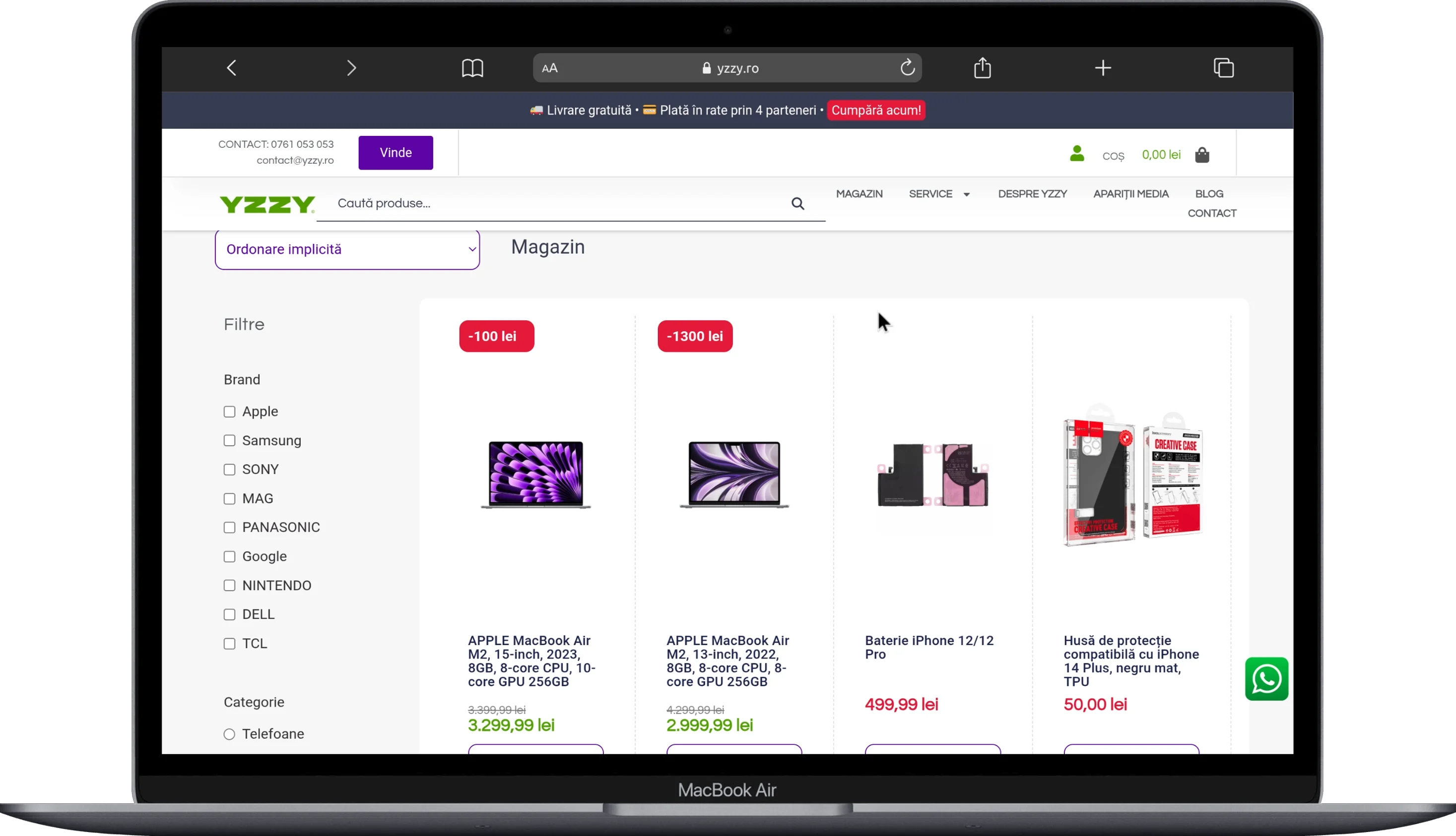 YZZY — Refurbished electronics marketplace built for trust and conversion